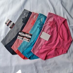 Underware Bundle 4 Piece Red Black Pink Teal Green